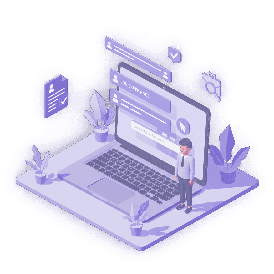 Resumate experience entry interface